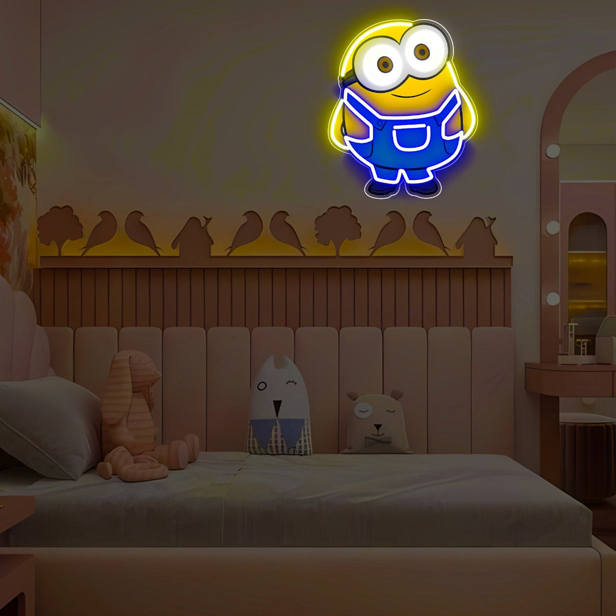 Minions UV Neon Sign