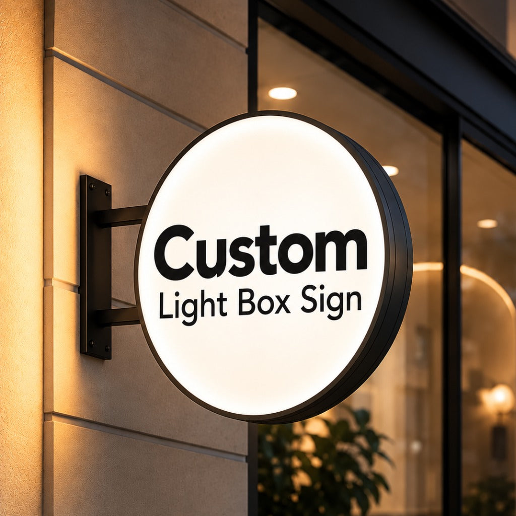 Custom LightBox Sign – Personalized LED Logo & Business Sign