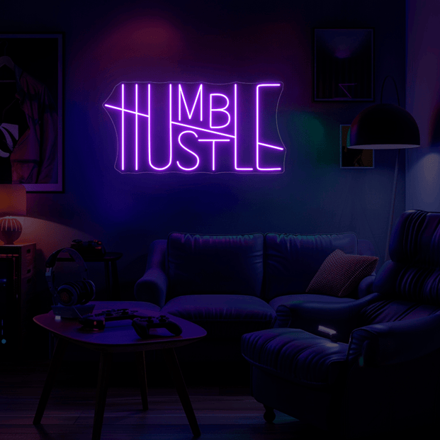 Humble Hustle Neon Sign