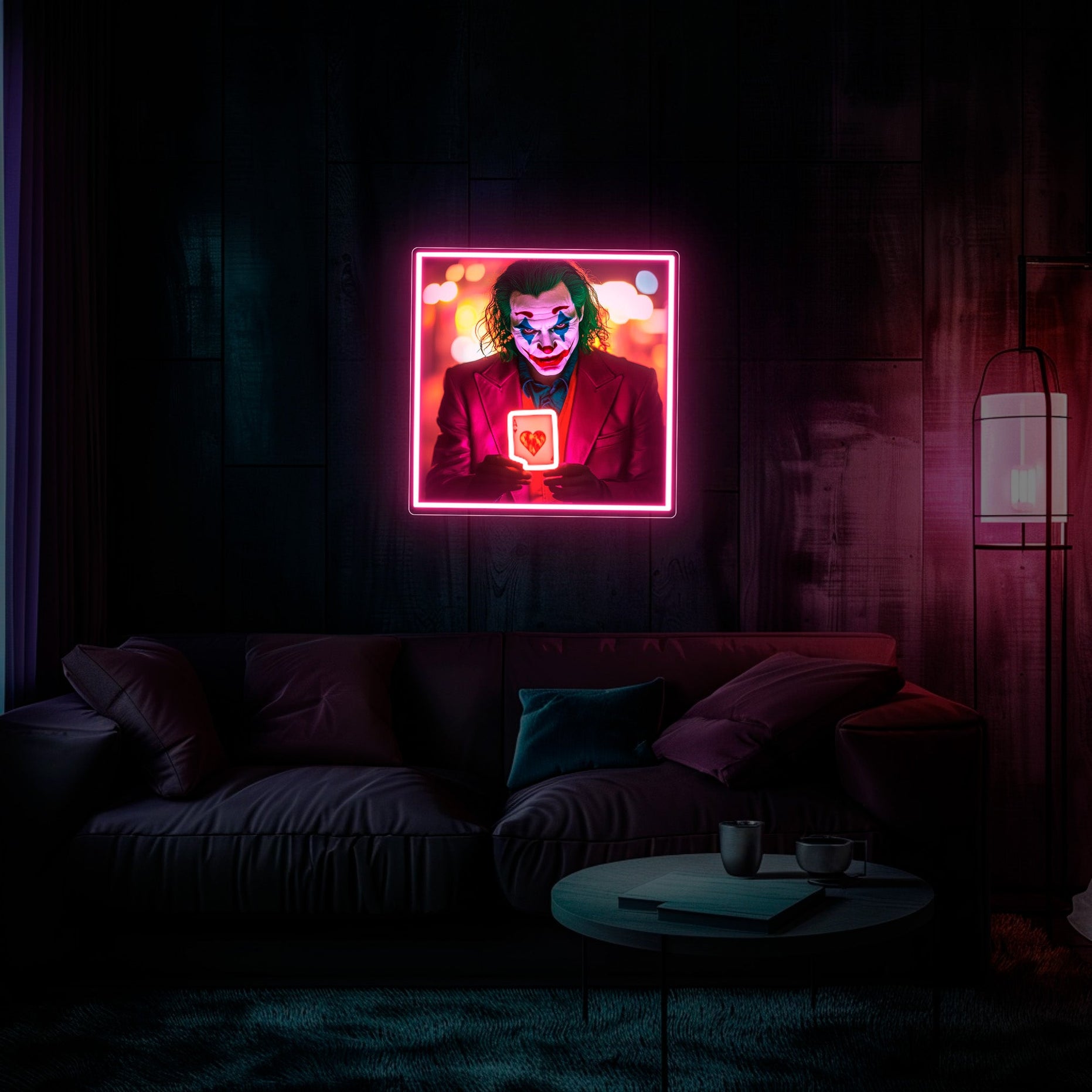 Joker UV Neon Sign