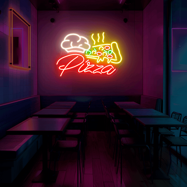 Pizza Slice Neon Sign