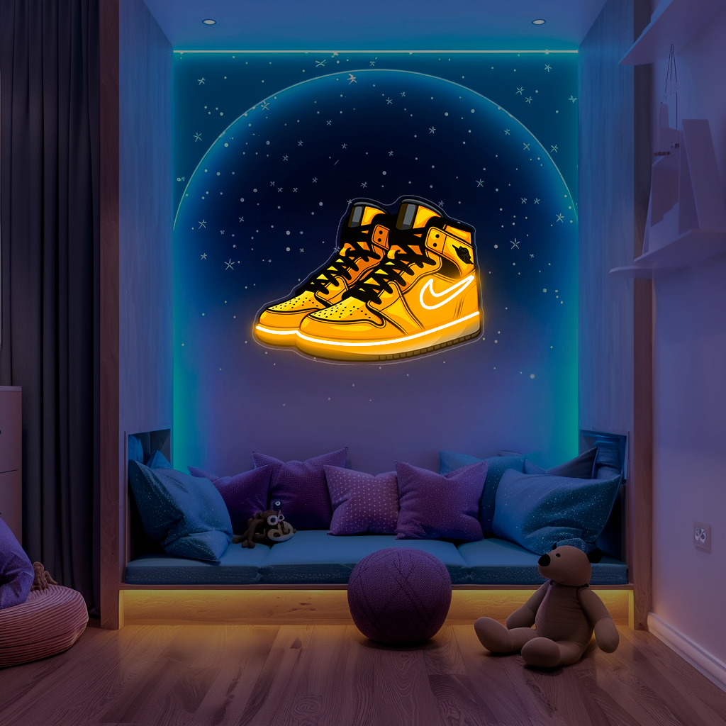 Shoe UV Neon Sign