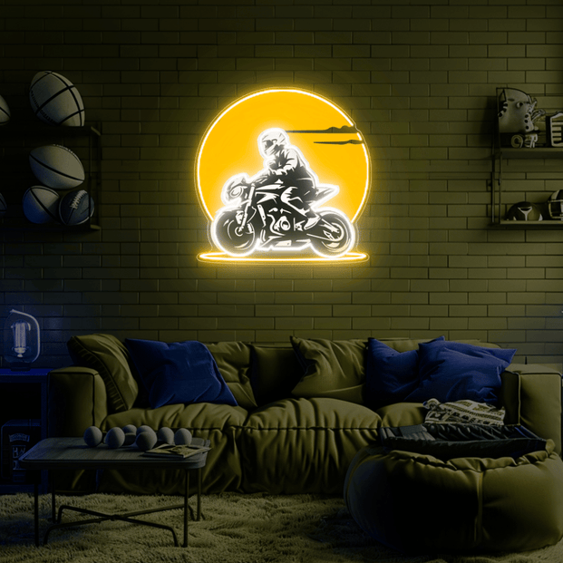 Sun Bike UV Neon Sign