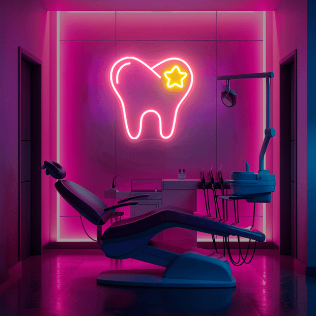 Tooth Neon Sign